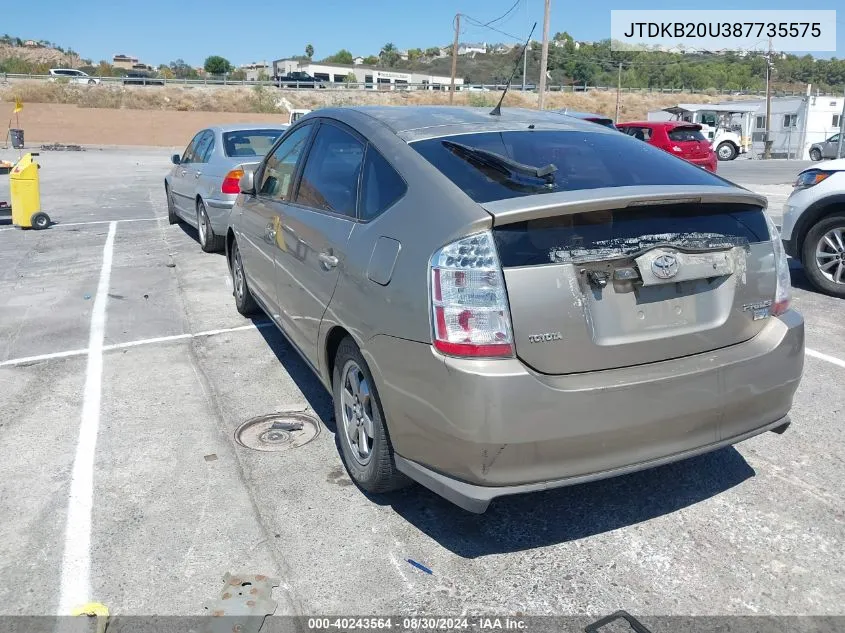 JTDKB20U387735575 2008 Toyota Prius