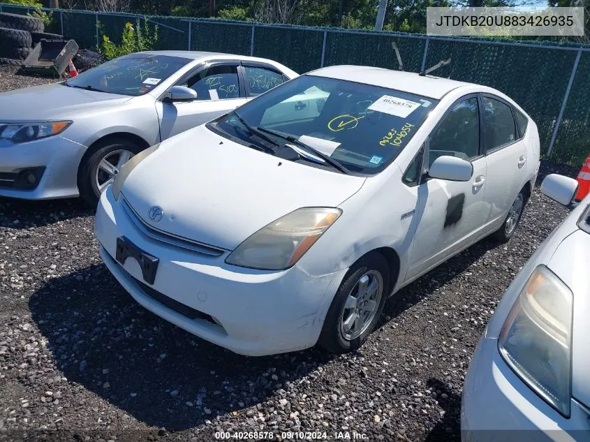 JTDKB20U883426935 2008 Toyota Prius