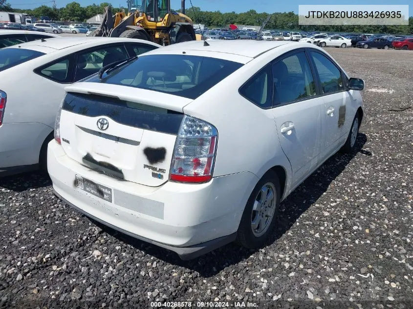 JTDKB20U883426935 2008 Toyota Prius