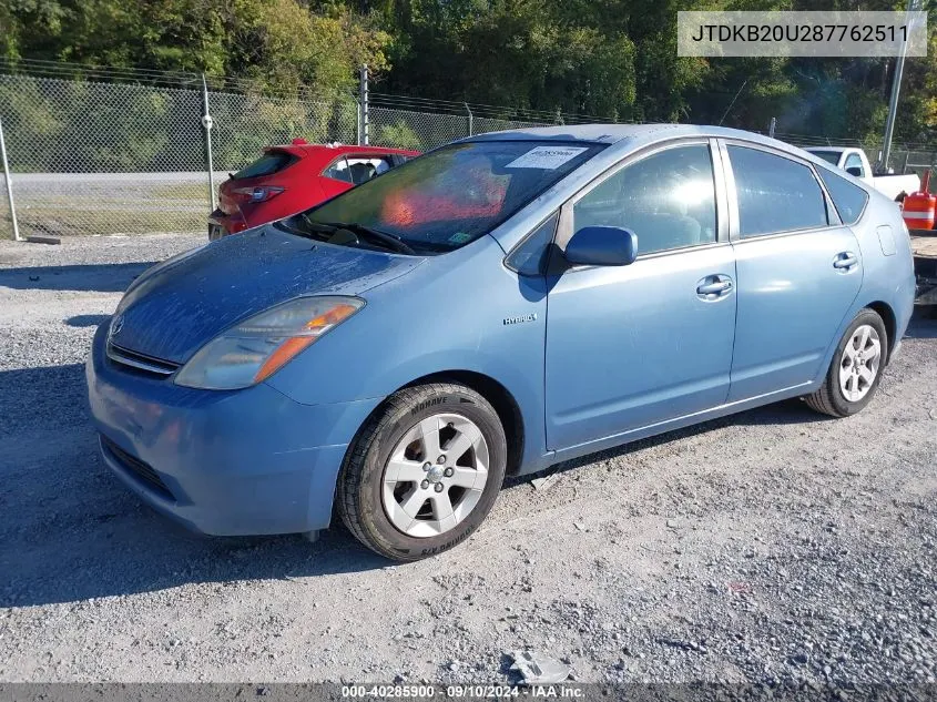 JTDKB20U287762511 2008 Toyota Prius