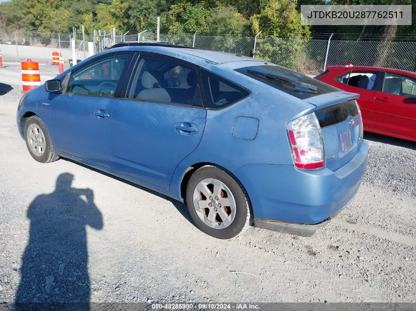 JTDKB20U287762511 2008 Toyota Prius