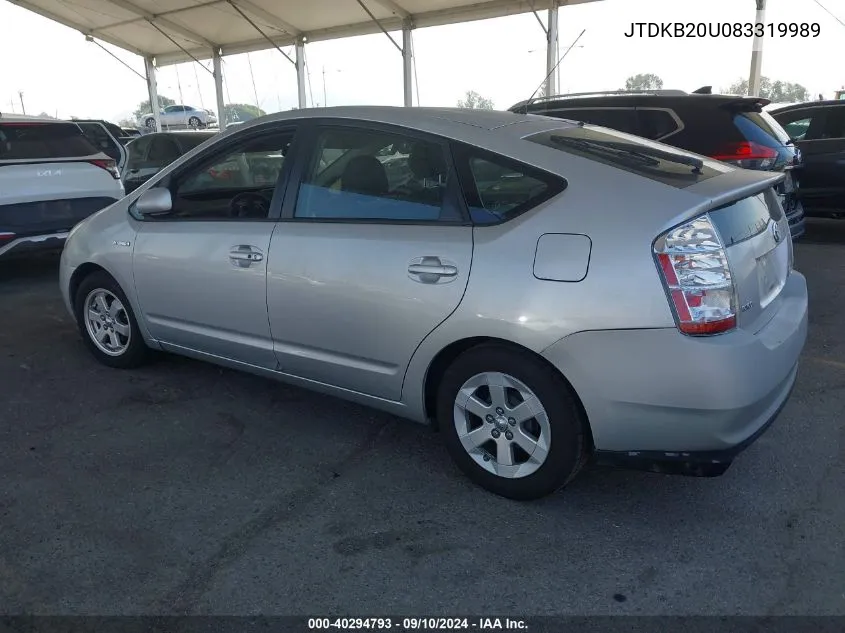 JTDKB20U083319989 2008 Toyota Prius