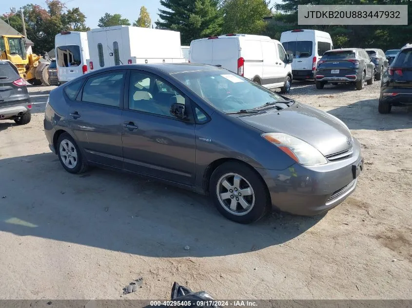 JTDKB20U883447932 2008 Toyota Prius