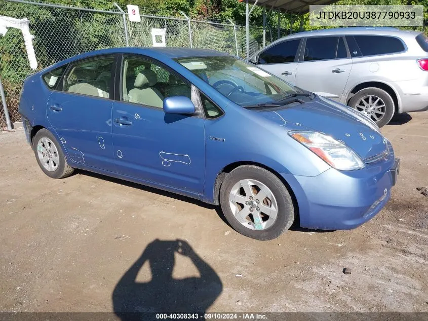 JTDKB20U387790933 2008 Toyota Prius