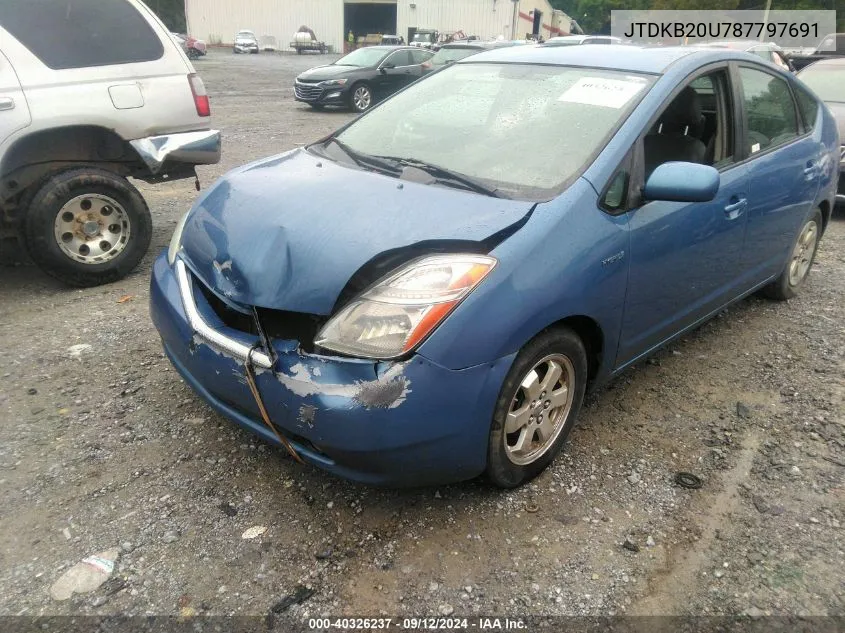 JTDKB20U787797691 2008 Toyota Prius