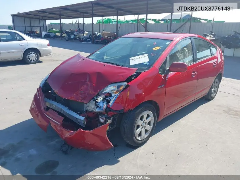 JTDKB20UX87761431 2008 Toyota Prius