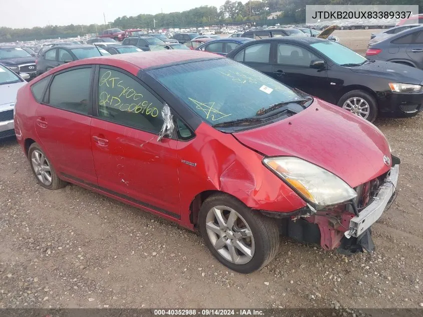 JTDKB20UX83389337 2008 Toyota Prius Touring