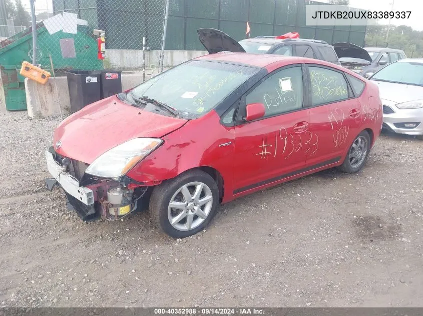 JTDKB20UX83389337 2008 Toyota Prius Touring