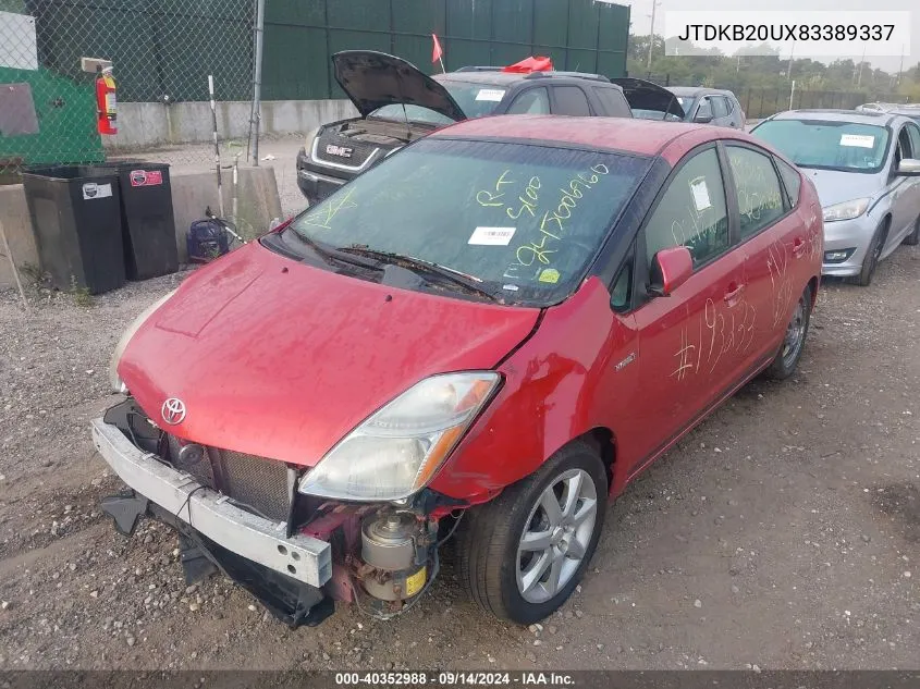 JTDKB20UX83389337 2008 Toyota Prius Touring