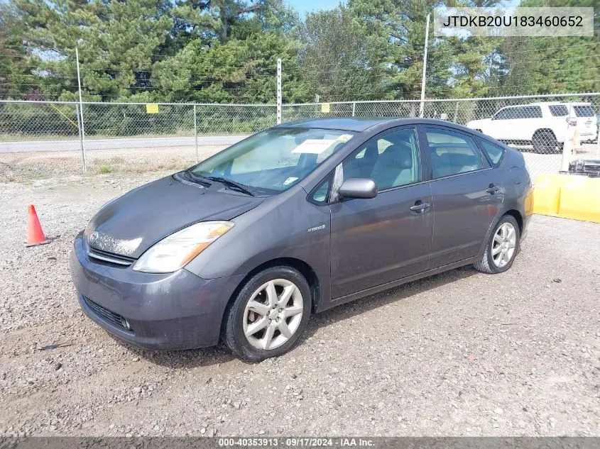 JTDKB20U183460652 2008 Toyota Prius Touring