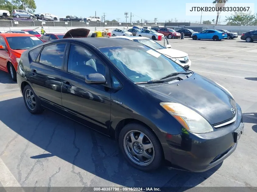 JTDKB20U683303067 2008 Toyota Prius Touring