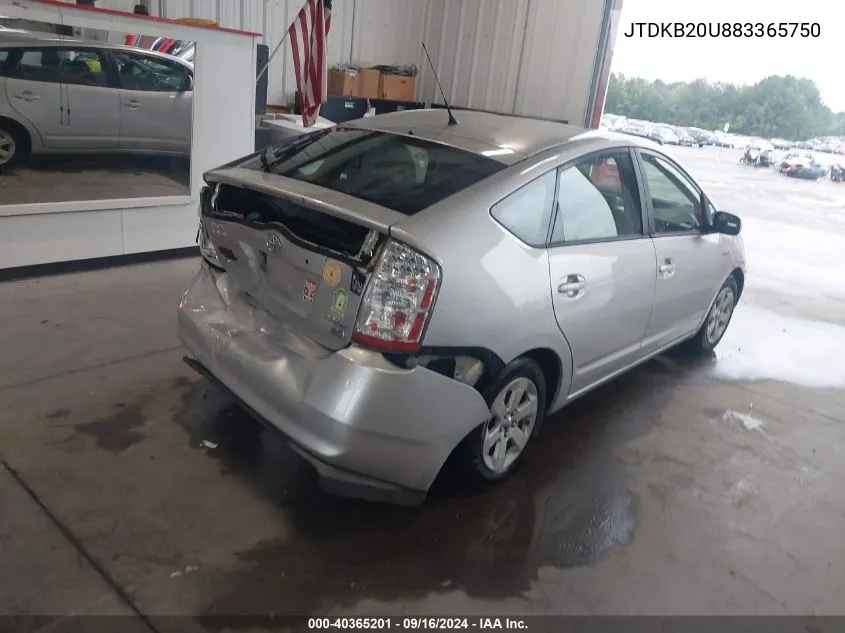 JTDKB20U883365750 2008 Toyota Prius