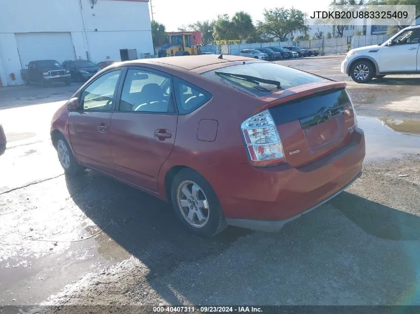 JTDKB20U883325409 2008 Toyota Prius