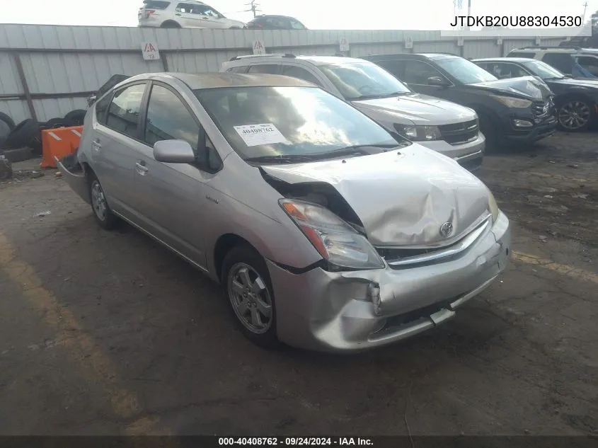 2008 Toyota Prius VIN: JTDKB20U88304530 Lot: 40408762