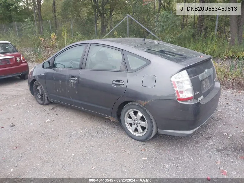 2008 Toyota Prius VIN: JTDKB20U583459813 Lot: 40413545