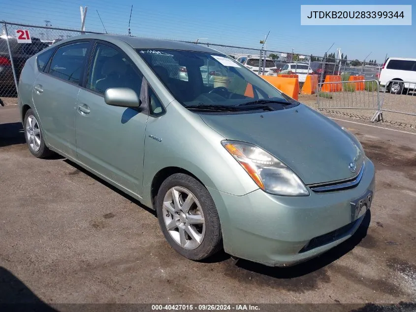 JTDKB20U283399344 2008 Toyota Prius Touring