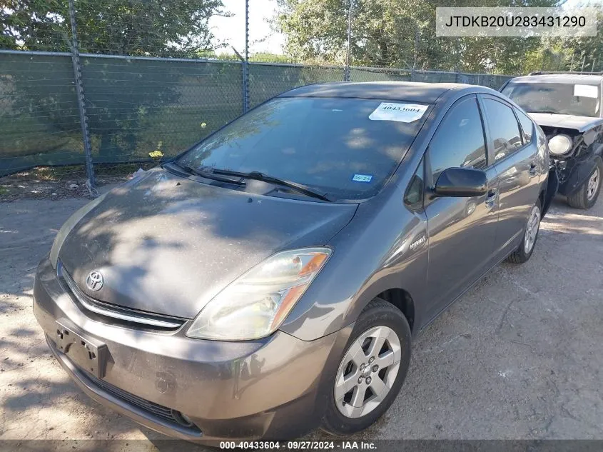 JTDKB20U283431290 2008 Toyota Prius