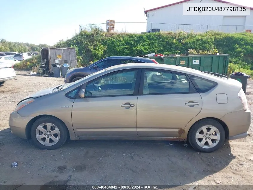 JTDKB20U487798135 2008 Toyota Prius