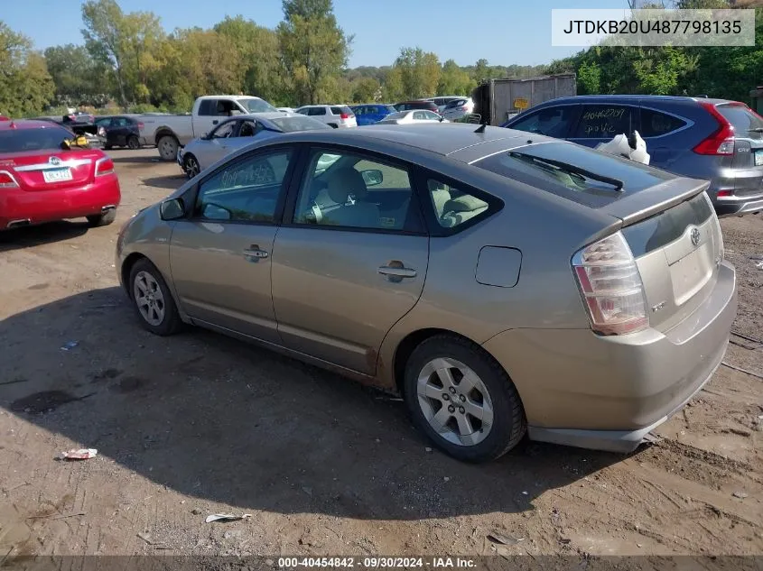 JTDKB20U487798135 2008 Toyota Prius