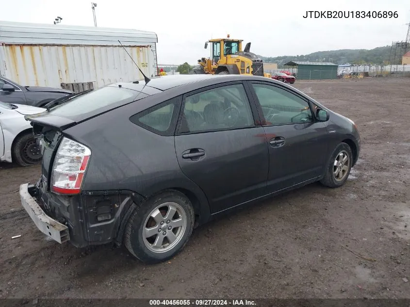 2008 Toyota Prius VIN: JTDKB20U183406896 Lot: 40456055