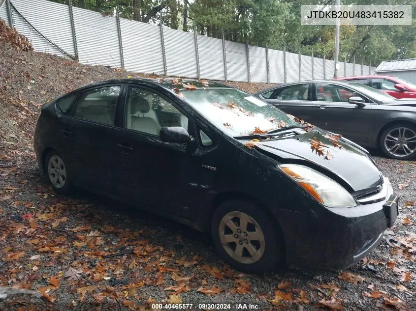 JTDKB20U483415382 2008 Toyota Prius