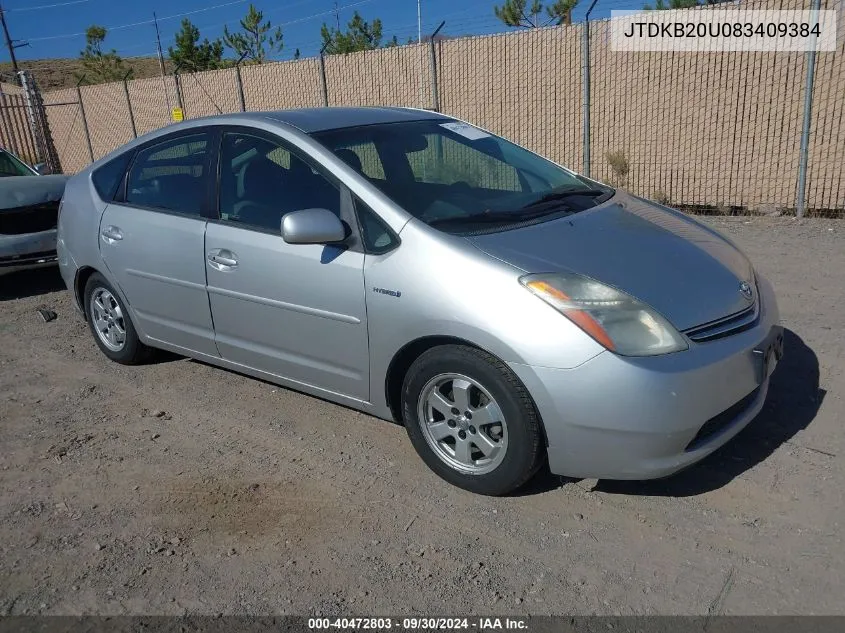 JTDKB20U083409384 2008 Toyota Prius