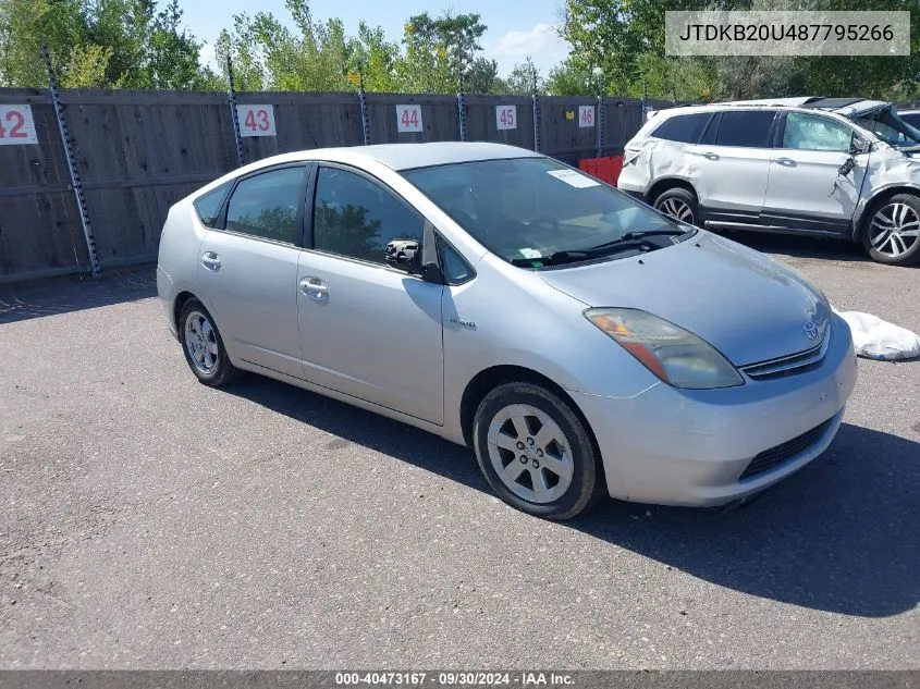 JTDKB20U487795266 2008 Toyota Prius