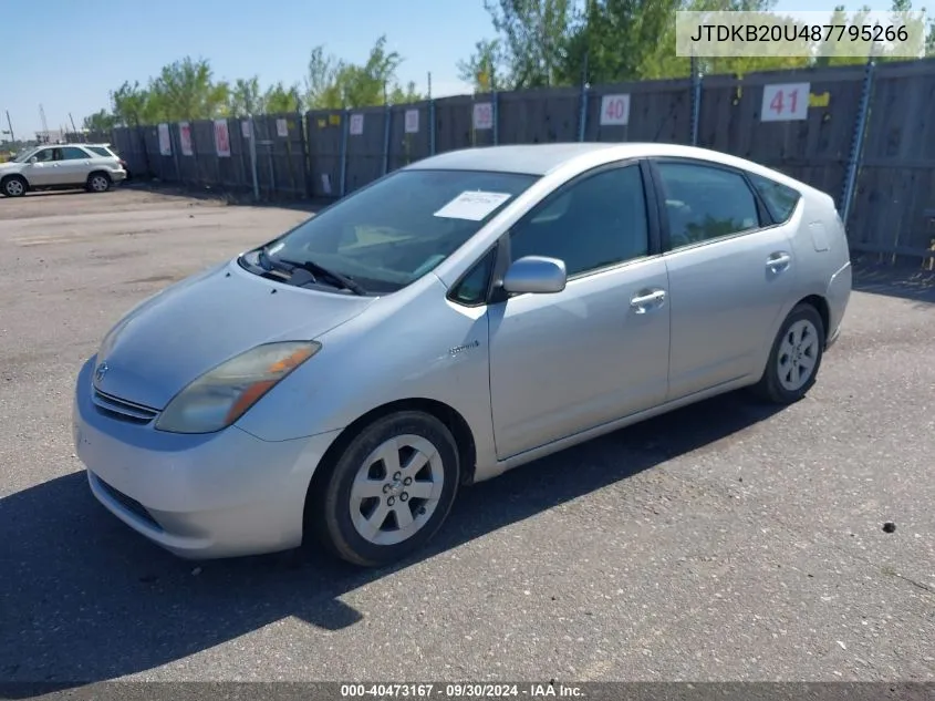 JTDKB20U487795266 2008 Toyota Prius