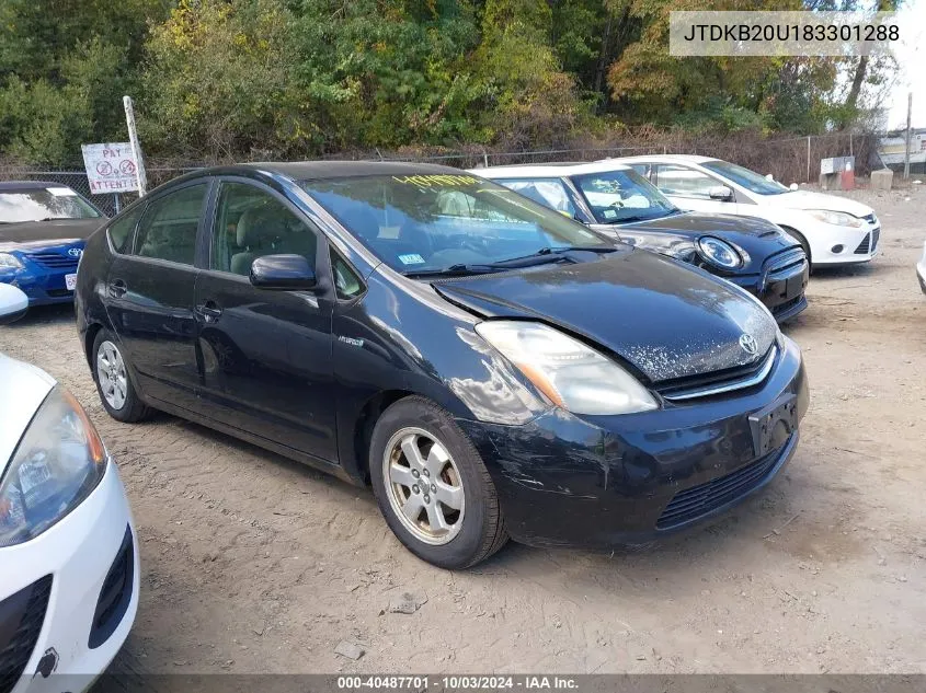 2008 Toyota Prius VIN: JTDKB20U183301288 Lot: 40487701