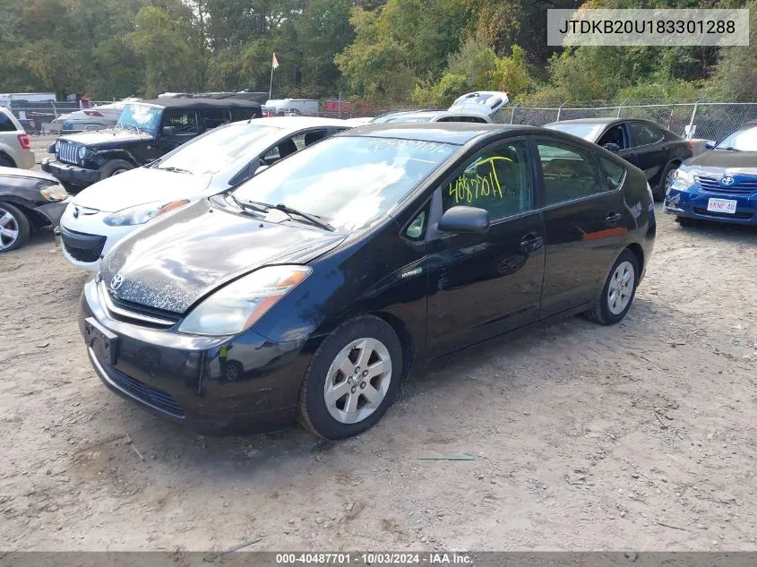 2008 Toyota Prius VIN: JTDKB20U183301288 Lot: 40487701