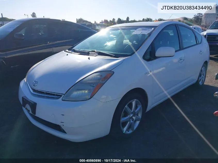 JTDKB20U383434490 2008 Toyota Prius