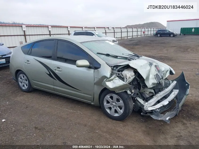 JTDKB20U183446024 2008 Toyota Prius