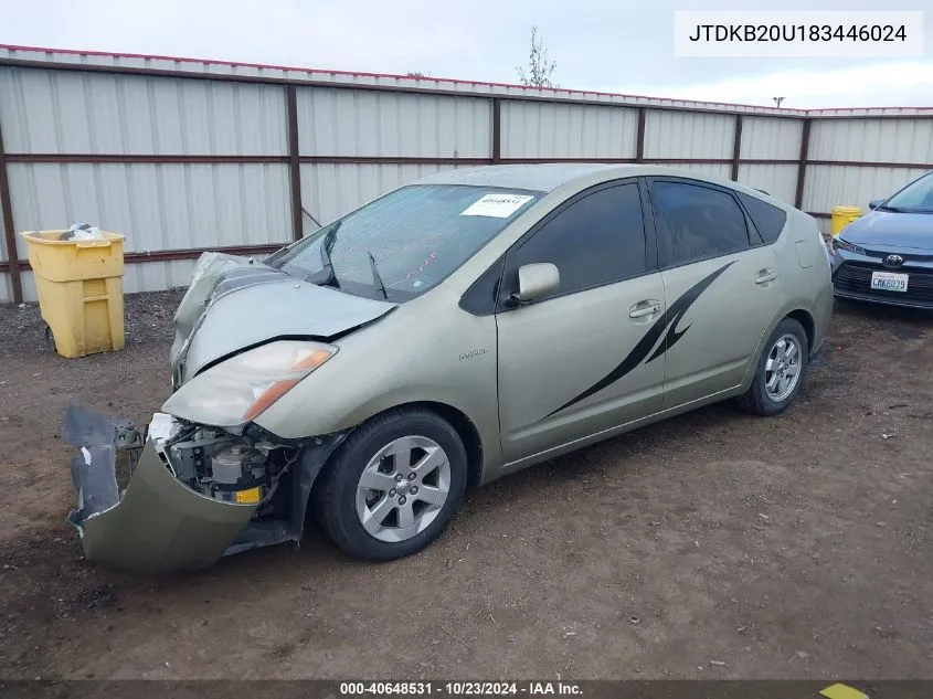 JTDKB20U183446024 2008 Toyota Prius