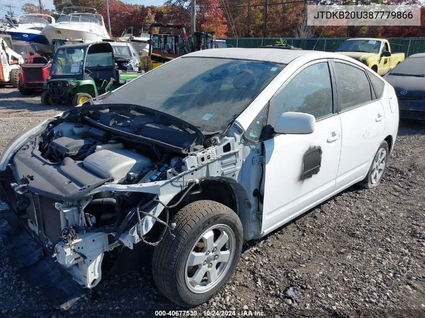 2008 Toyota Prius VIN: JTDKB20U387779866 Lot: 40677530