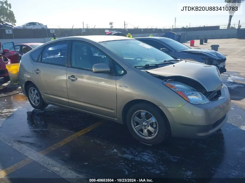 2008 Toyota Prius VIN: JTDKB20U883410783 Lot: 40683504