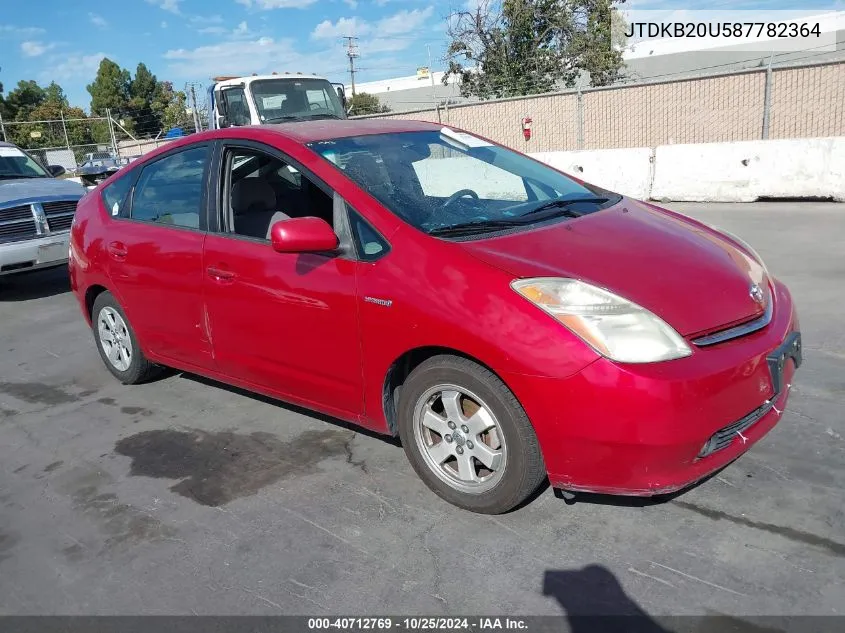 JTDKB20U587782364 2008 Toyota Prius