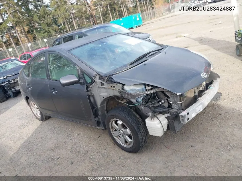 JTDKB20U283424887 2008 Toyota Prius