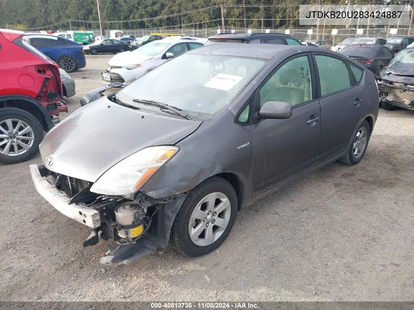 JTDKB20U283424887 2008 Toyota Prius