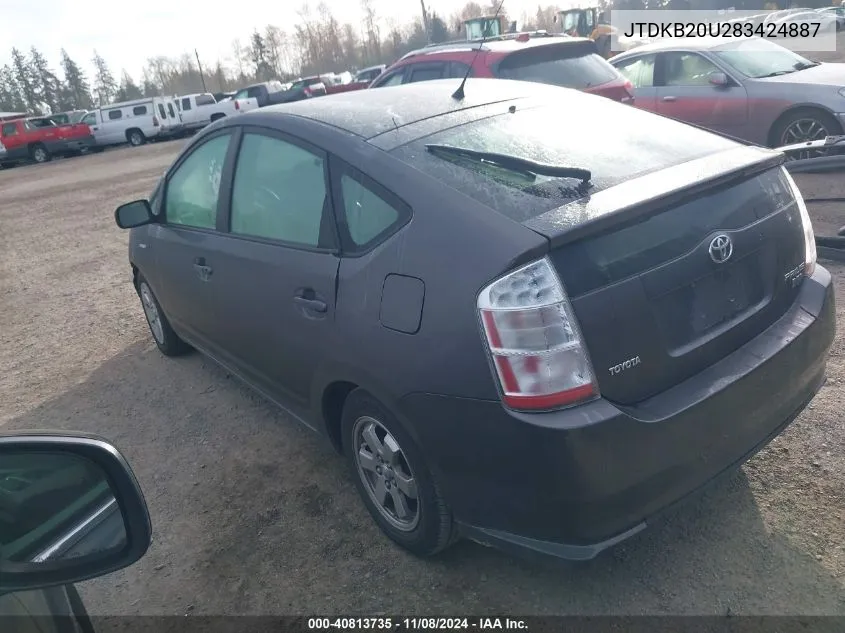 JTDKB20U283424887 2008 Toyota Prius