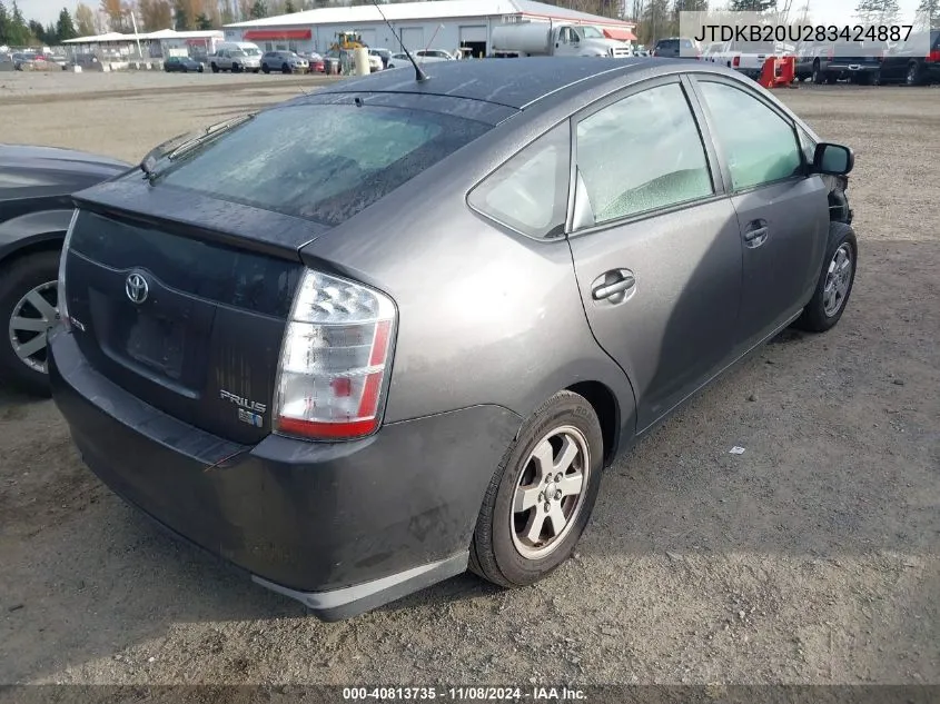 JTDKB20U283424887 2008 Toyota Prius