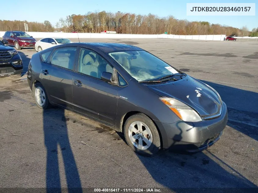 2008 Toyota Prius VIN: JTDKB20U283460157 Lot: 40815417