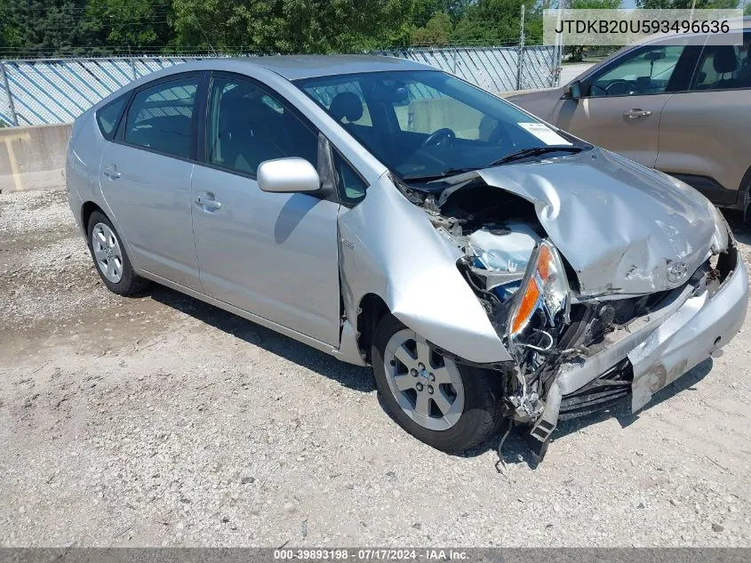 JTDKB20U593496636 2009 Toyota Prius