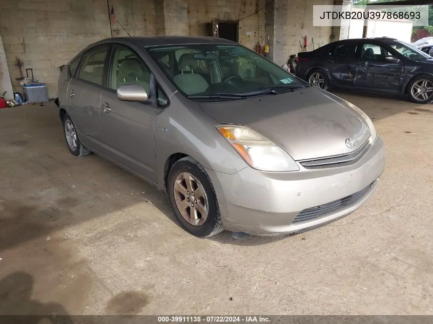 JTDKB20U397868693 2009 Toyota Prius