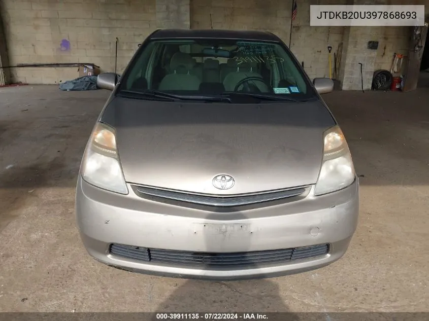 JTDKB20U397868693 2009 Toyota Prius