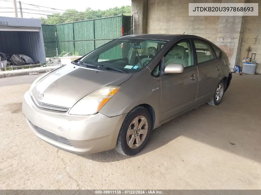 JTDKB20U397868693 2009 Toyota Prius