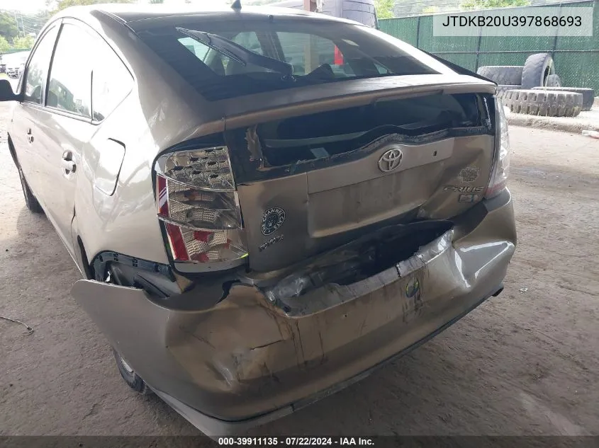 JTDKB20U397868693 2009 Toyota Prius