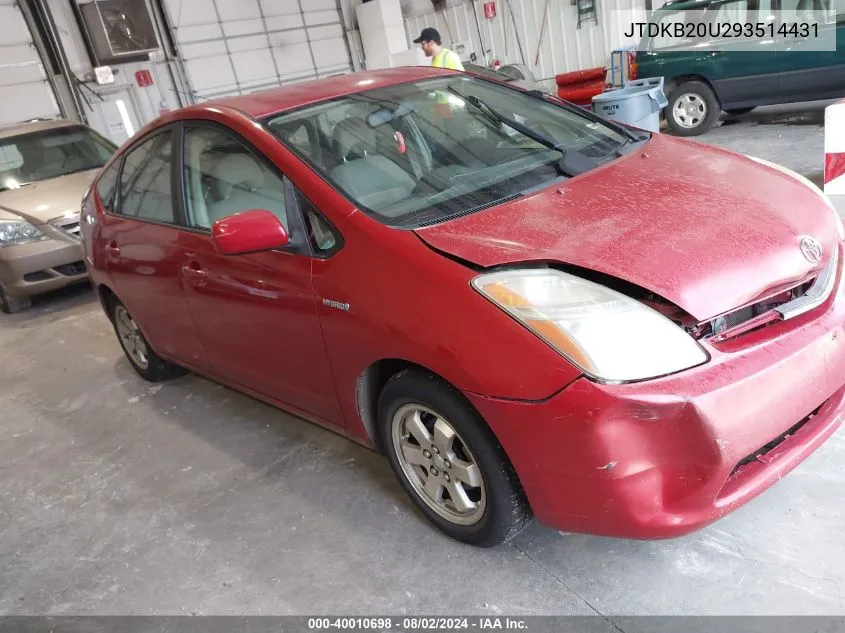 JTDKB20U293514431 2009 Toyota Prius