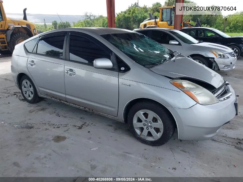 2009 Toyota Prius VIN: JTDKB20UX97870604 Lot: 40268808