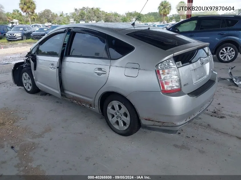 2009 Toyota Prius VIN: JTDKB20UX97870604 Lot: 40268808