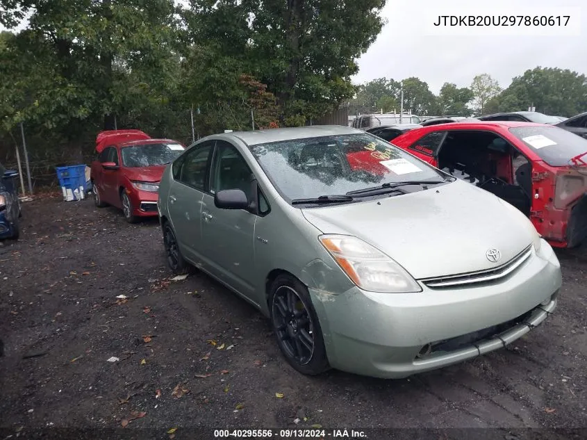 2009 Toyota Prius VIN: JTDKB20U297860617 Lot: 40295556